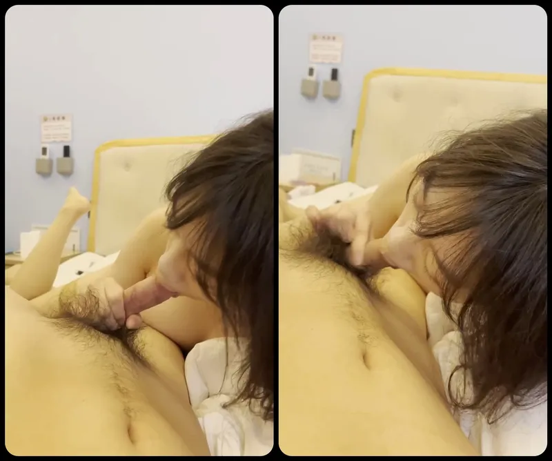 Ghệ ngoan liếm láp cậu bé bự của anh