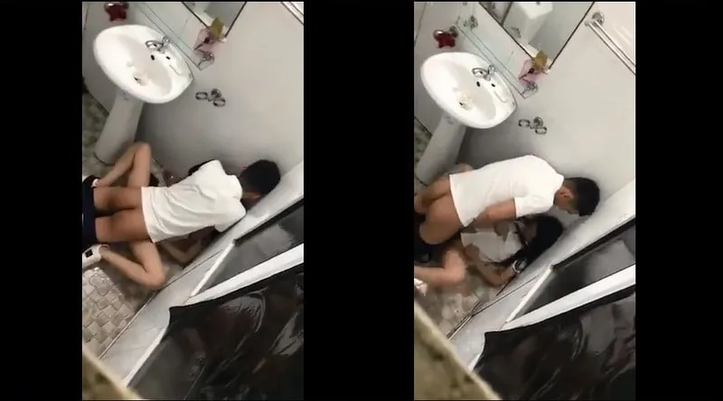 Tình nhân say xỉn và anh bồ trong phòng tắm nhà hàng